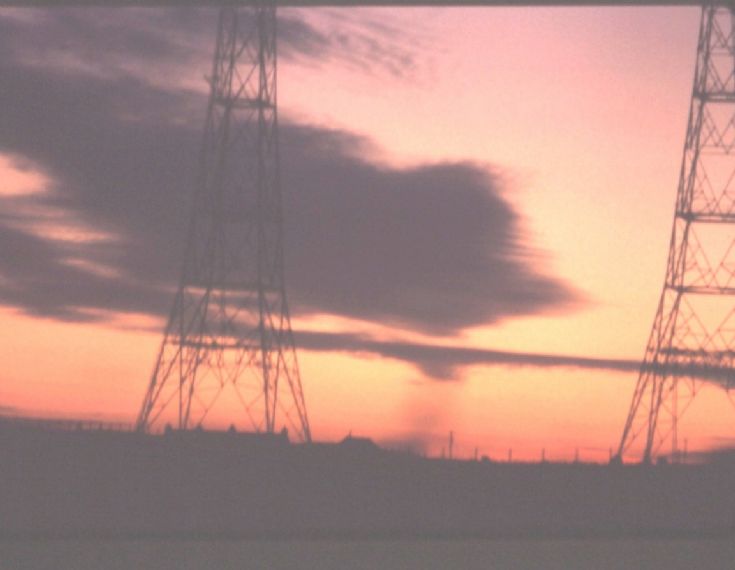Sunset at the Pylons