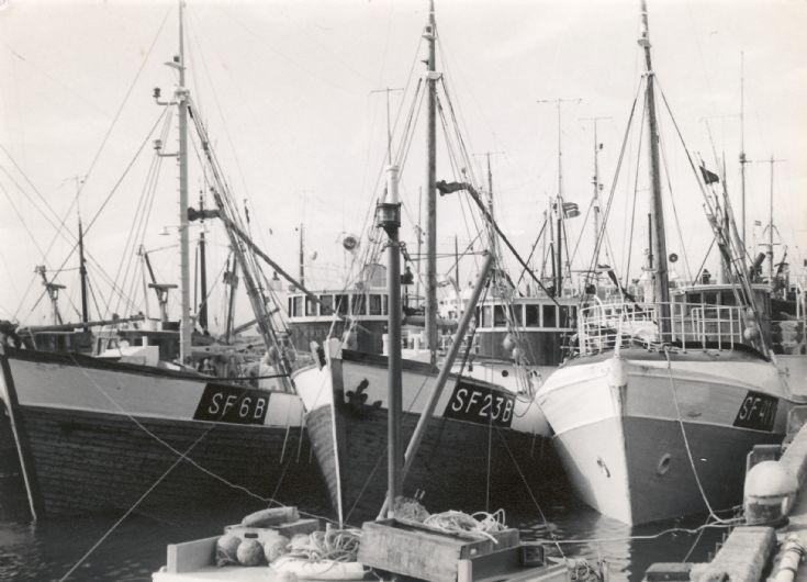 Norwegian line-fishing vessels in Kirkwall basin