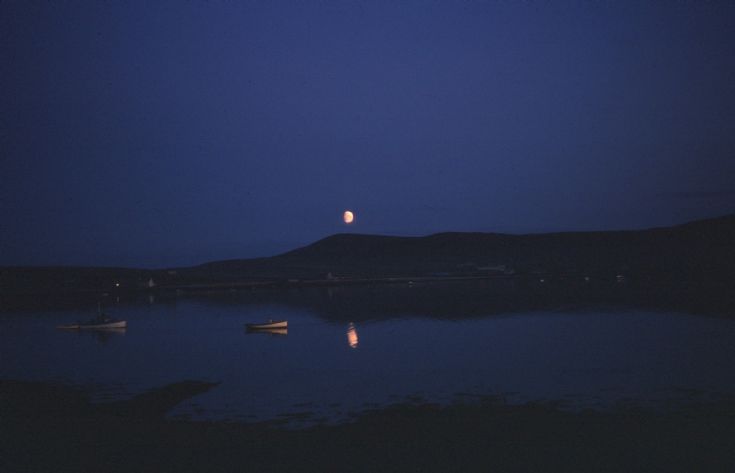 Moon-lit 'Pierowall Bay'