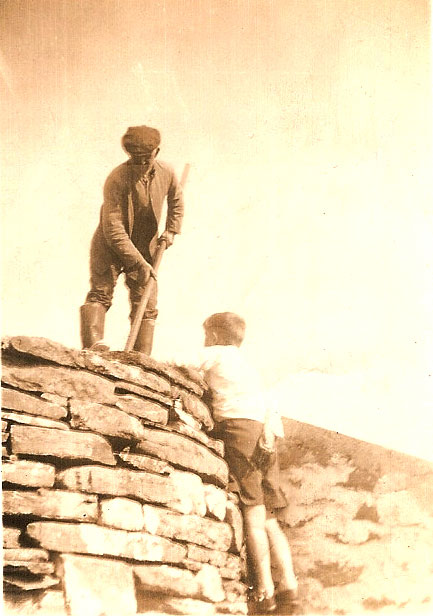 Pitching the roof, Garson Flotta