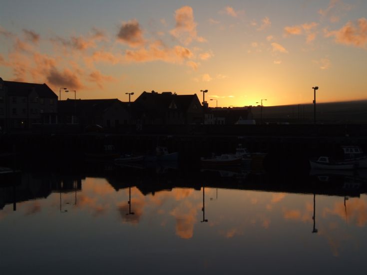 Sunset Kirkwall Harbour