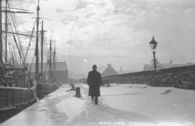 West Pier under snow