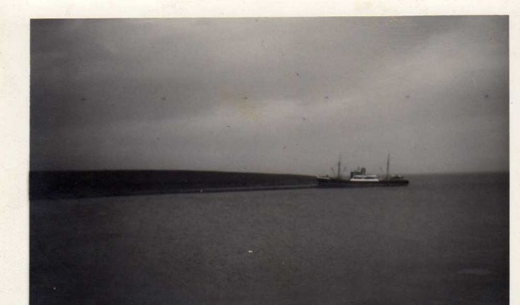 Lighthouse tender, May, ashore on Rysa Little