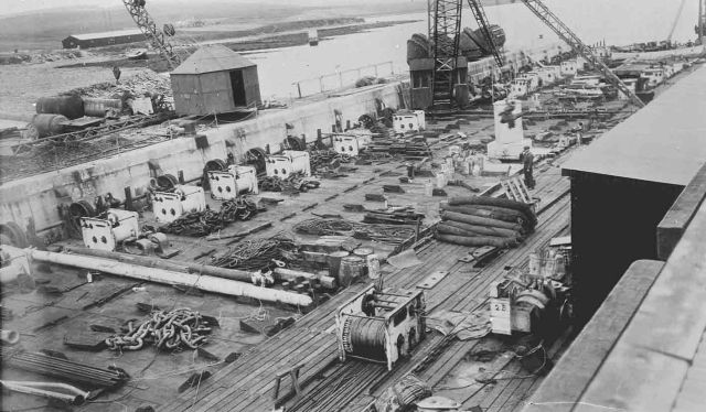 Cox and Danks' floating dock