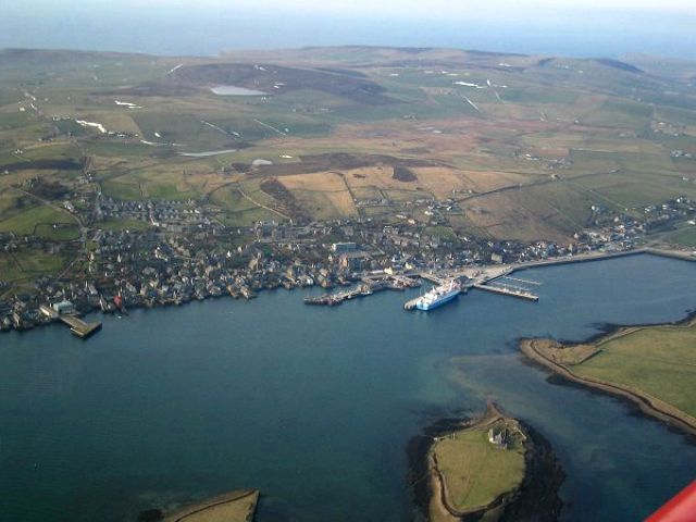 Aerial view of Stromness 2004
