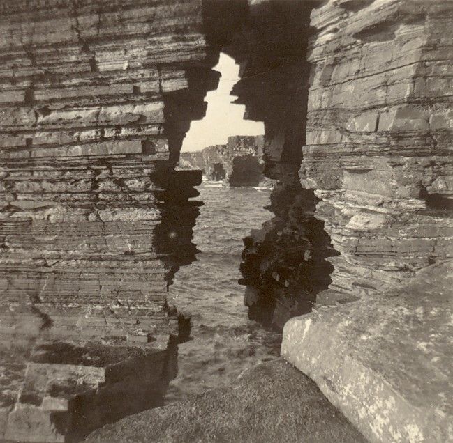 Cliff Scene taken in Westray -1960