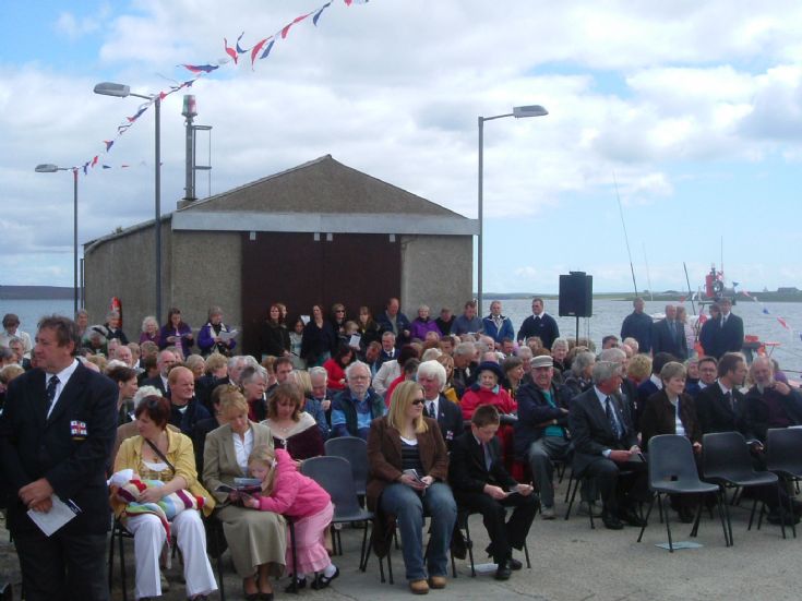 Longhope lifeboat Helen Comrie naming ceremony