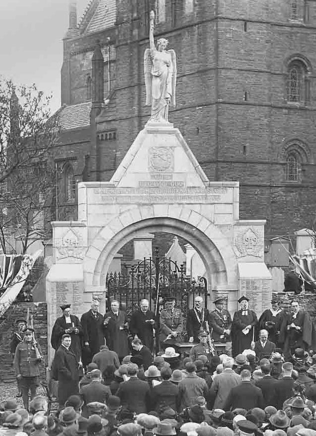 Unveiling of Kirkwall and St Ola War Memorial