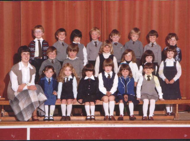 Papdale Primary P1, 1978 or 1979