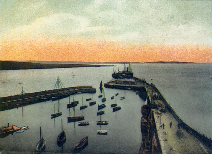 Kirwall pier 1906 p.c.