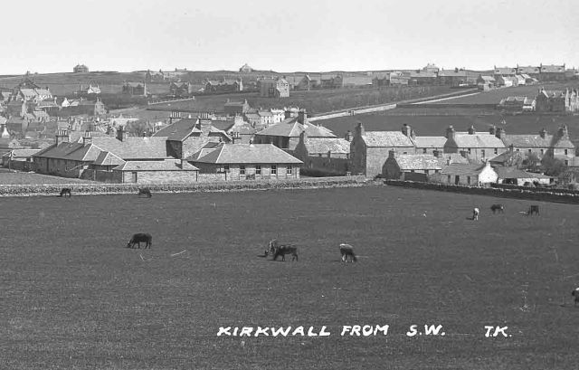 Kirkwall from the south west