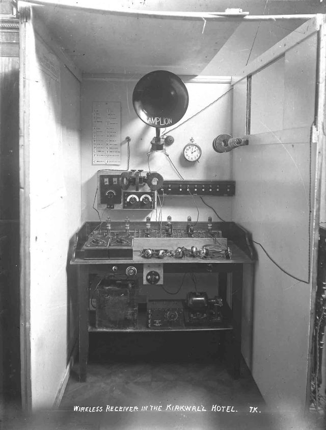 First radio transmitter built in Orkney