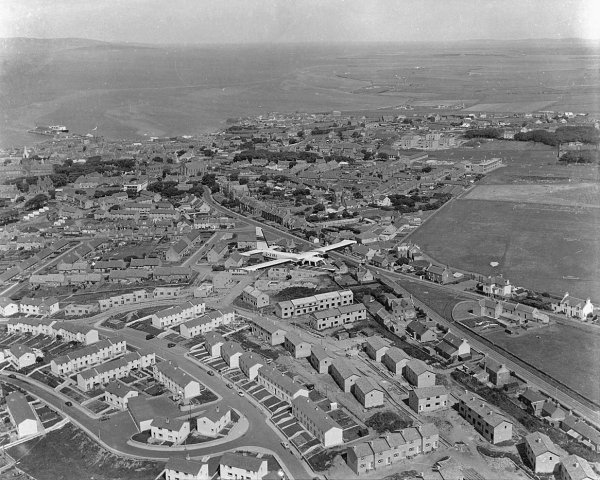 Aerial view of Warrenfield