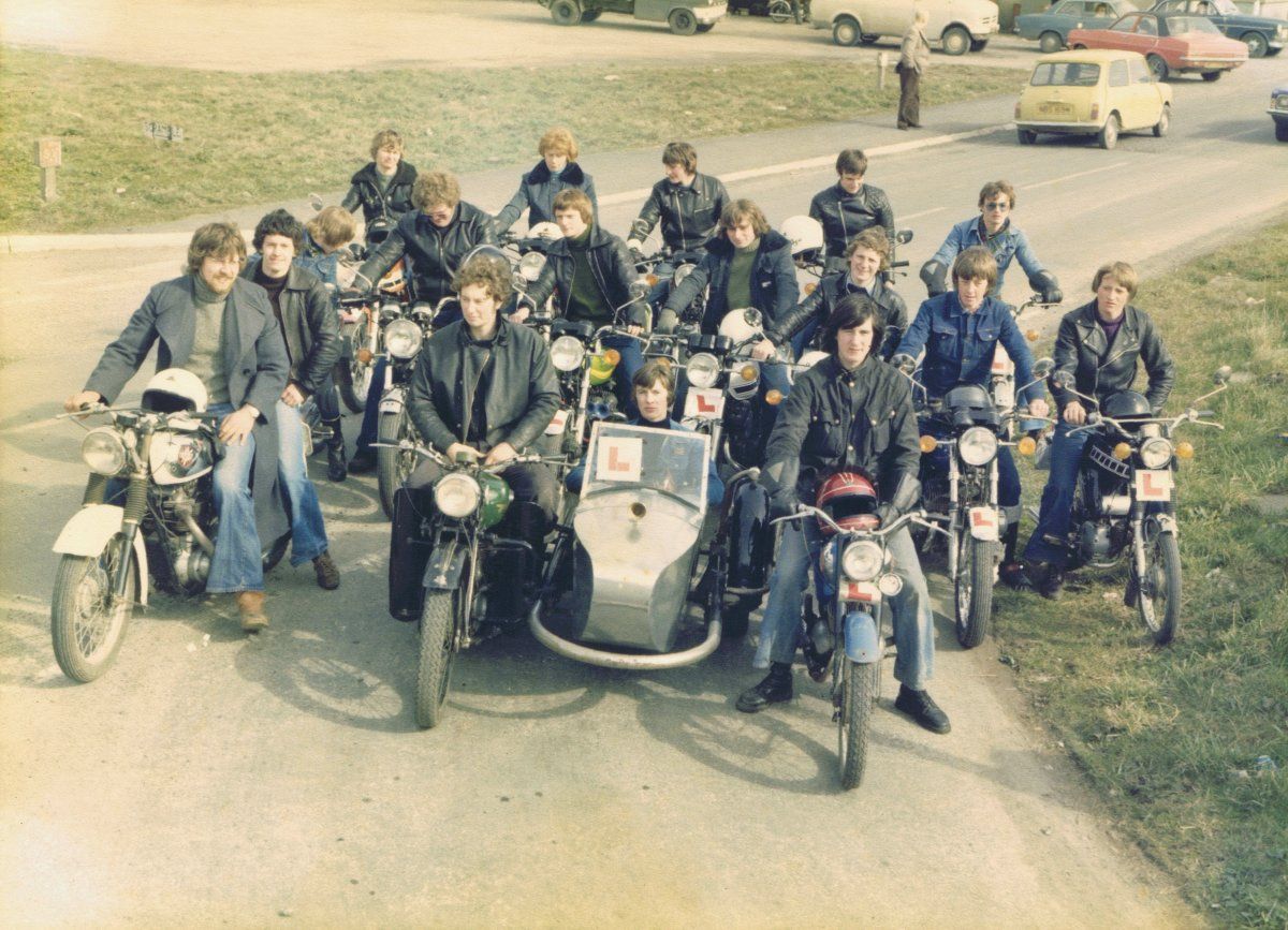 Orkney Image Library - Sunday Motor bike run 1978