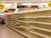 Empty shelves at Somerfield